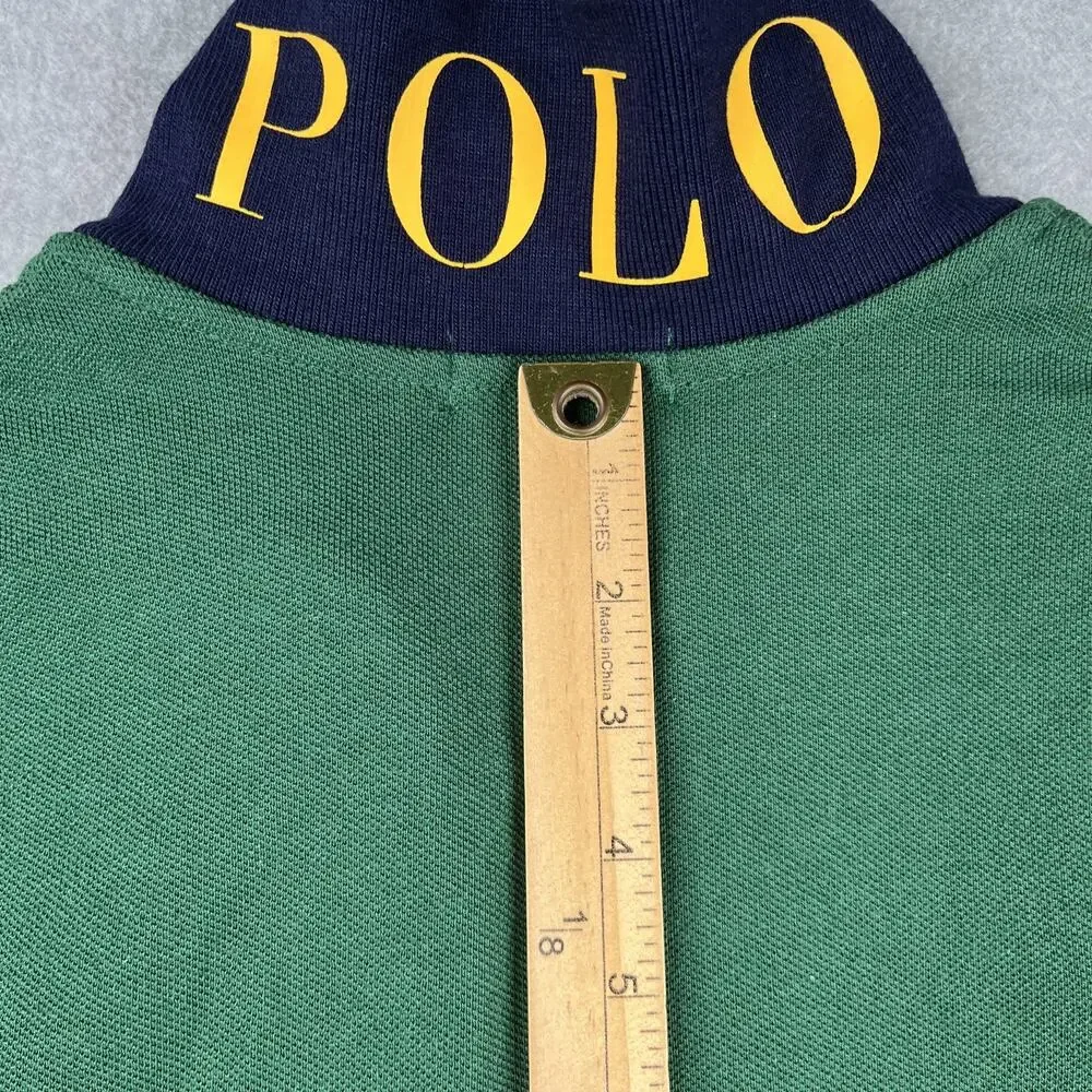 Polo Ralph Lauren Big Pony Polo Shirt Youth XL Green Gold Pony Casual New NWT